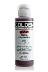 Golden Fluid Acrylic Paint Alizarin Crimson Hue 118ml