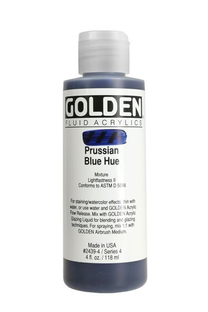 Golden Fluid Acrylic Paint Prussian Blue Hue 118ml