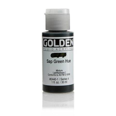 Golden Fluid Acrylic Paint Sap Green Hue