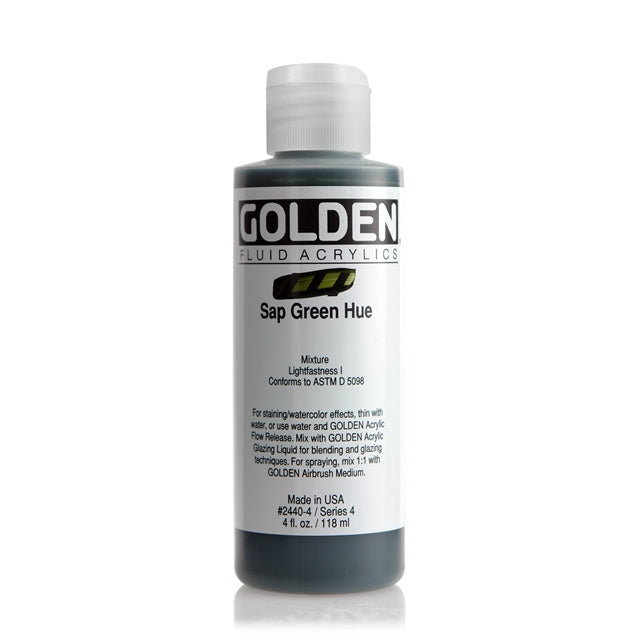 Golden Fluid Acrylic Paint Sap Green Hue