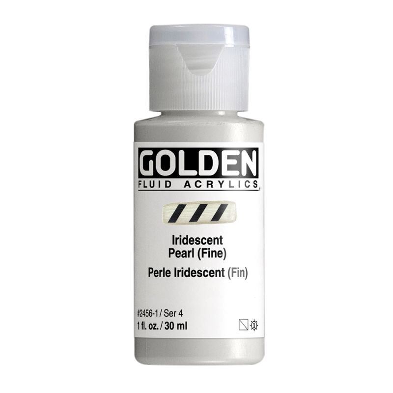 Golden Fluid Acrylic Paint Iridescent Pearl (Fine)