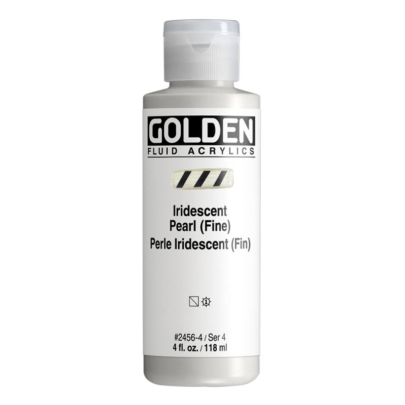Golden Fluid Acrylic Paint Iridescent Pearl (Fine)