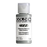 Golden Fluid Acrylic Paint Iridescent Stainless Steel (Coarse) 30ml
