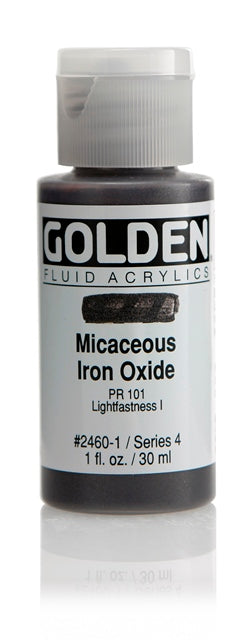 Golden Fluid Acrylic Paint Micaceous Iron Oxide 30ml