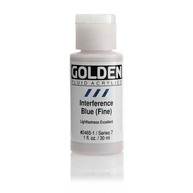 Golden Fluid Acrylic Paint Interference Blue (Fine)