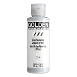 Golden Fluid Acrylic Paint Interference Green (Fine) 118ml