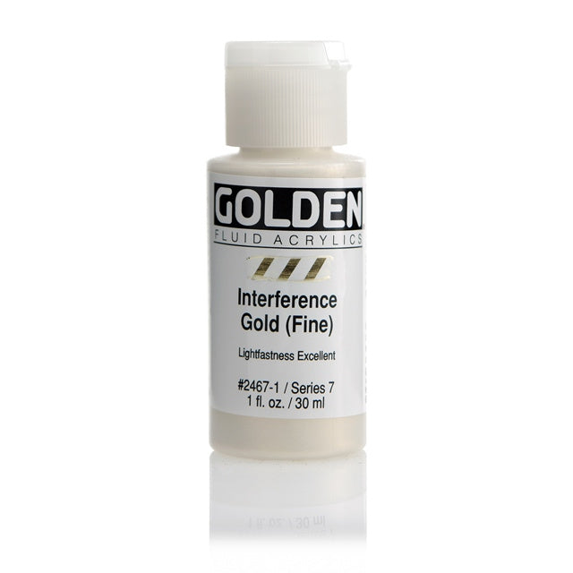 Golden Fluid Acrylic Paint Interference Gold (Fine)