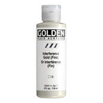 Golden Fluid Acrylic Paint Interference Gold (Fine) 118ml