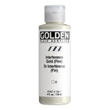 Golden Fluid Acrylic Paint Interference Gold (Fine) 118ml