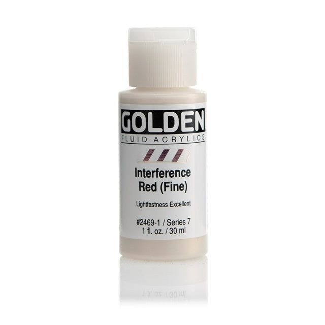 Golden Fluid Acrylic Paint Interference Red (Fine)