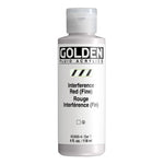 Golden Fluid Acrylic Paint Interference Red (Fine) 118ml