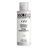 Golden Fluid Acrylic Paint Interference Red (Fine) 118ml