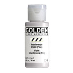 Golden Fluid Acrylic Paint Interference Violet (Fine) 30ml