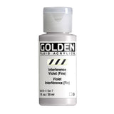 Golden Fluid Acrylic Paint Interference Violet (Fine) 30ml