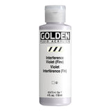 Golden Fluid Acrylic Paint Interference Violet (Fine) 118ml