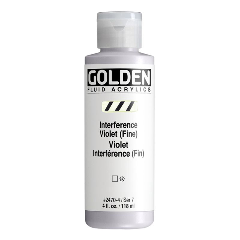 Golden Fluid Acrylic Paint Interference Violet (Fine)
