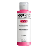 Golden Fluid Acrylic Paint Fluorescent Pink 118ml