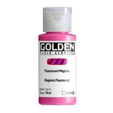 Golden Fluid Acrylic Paint Fluorescent Magenta 30ml