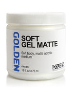 Golden Acrylic Medium Soft Gel Matte 473ml