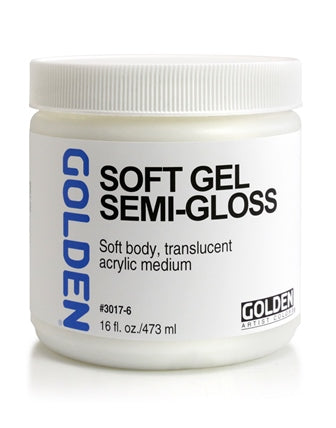 Golden Acrylic Medium Soft Gel Semi-Gloss 473ml