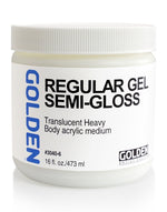 Golden Acrylic Medium Regular Gel Semi-Gloss 473ml