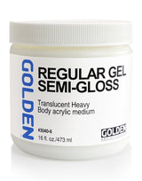 Golden Acrylic Medium Regular Gel Semi-Gloss 473ml
