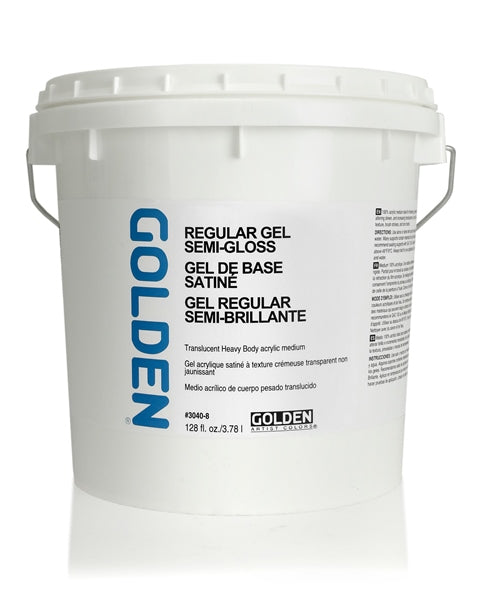 Golden Acrylic Medium Regular Gel Semi-Gloss 3.78L