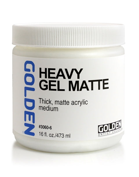 Golden Acrylic Medium Heavy Gel Matte 473ml