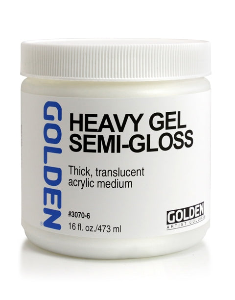 Golden Acrylic Medium Heavy Gel Semi-Gloss 473ml