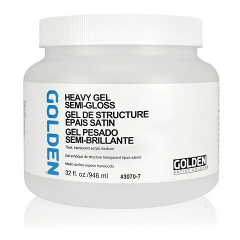 Golden Acrylic Medium Heavy Gel Semi-Gloss 946ml