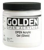 Golden Acrylic Medium OPEN Gel (Gloss) 237ml