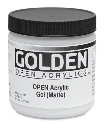 Golden Acrylic Medium OPEN Gel (Matte) 237ml