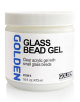 Golden Acrylic Medium Glass Bead Gel 473ml