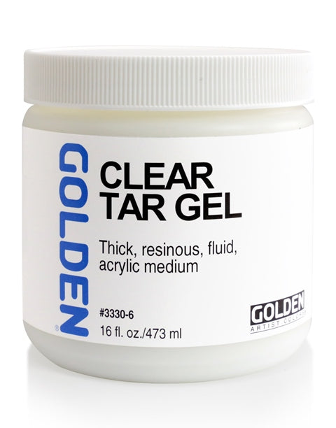 Golden Acrylic Medium Clear Tar Gel 473ml