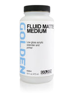 Golden Acrylic Medium Fluid Matte 473ml