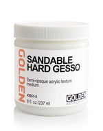 Golden Acrylic Medium Sandable Hard Gesso 237ml