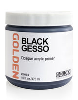 Golden Acrylic Medium Black Gesso 473ml