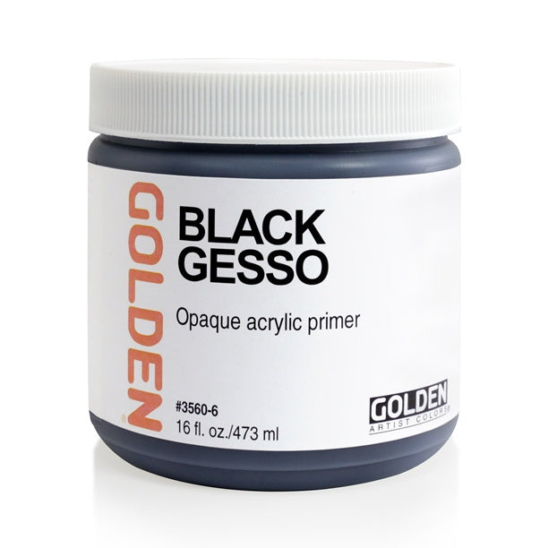 Golden Acrylic Medium Black Gesso