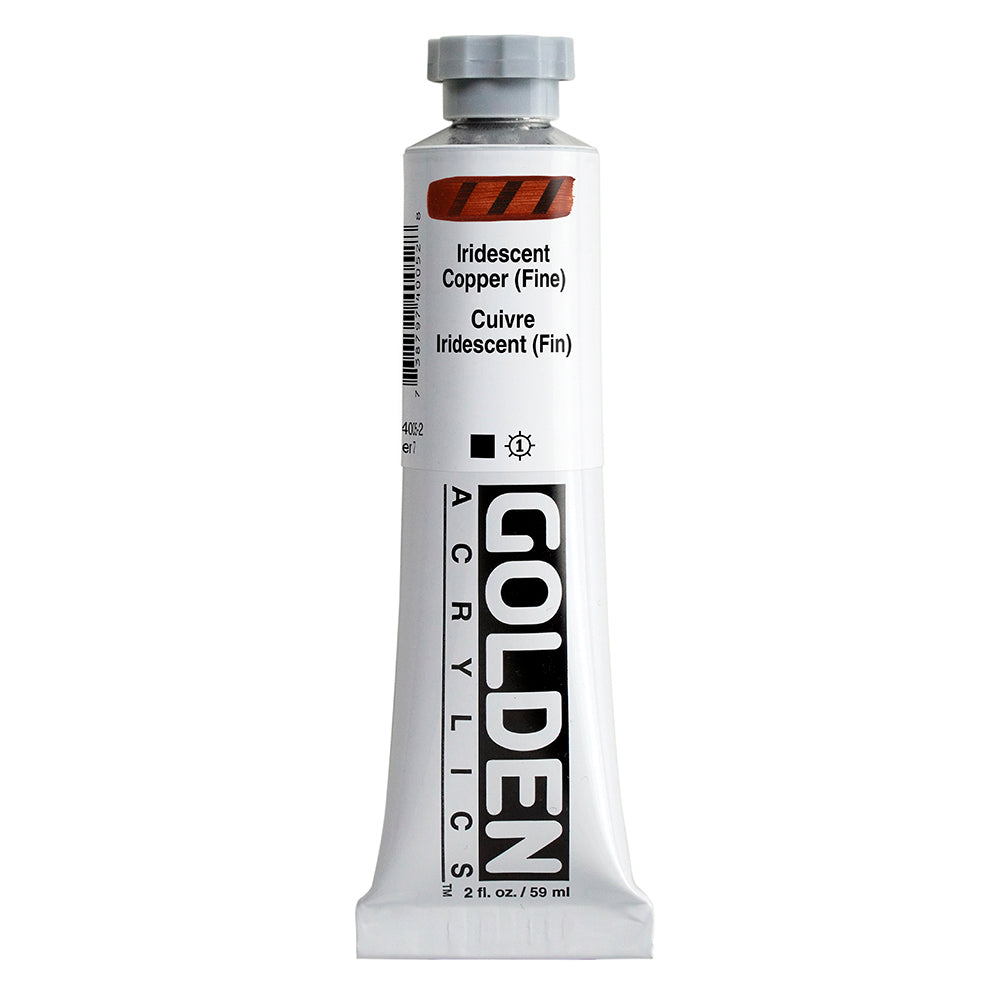 Golden Heavy Body Acrylic Paint Iridescent Copper (Fine)