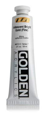 Golden Heavy Body Acrylic Paint Iridescent Bright Gold (Fine) 59ml