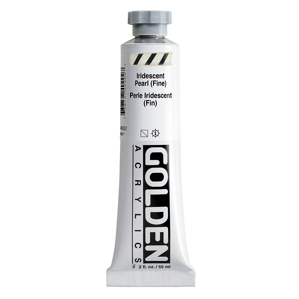 Golden Heavy Body Acrylic Paint Iridescent Pearl (Fine)