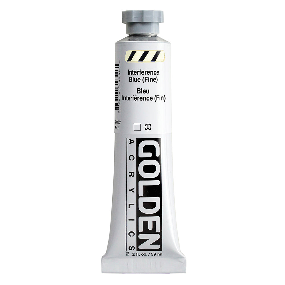 Golden Heavy Body Acrylic Paint Interference Blue (Fine)