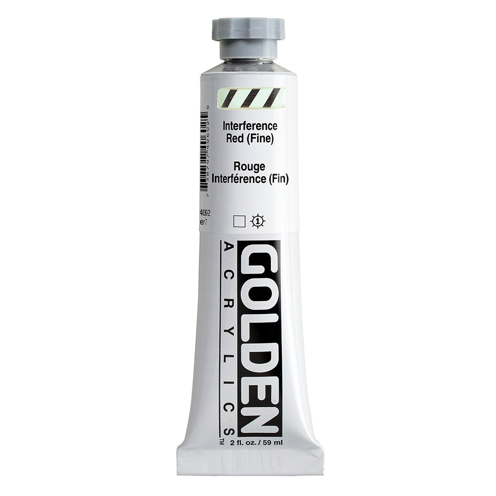 Golden Heavy Body Acrylic Paint Interference Red (Fine)