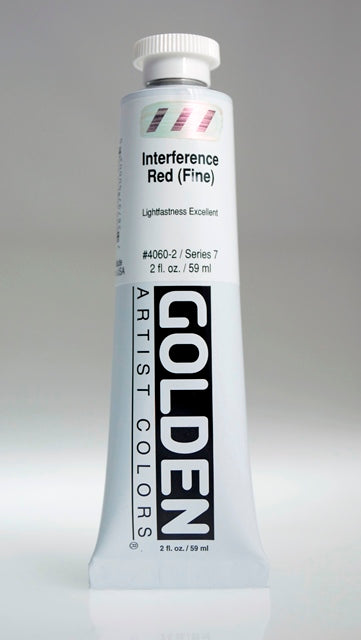 Golden Heavy Body Acrylic Paint Interference Red (Fine) 59ml