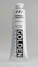 Golden Heavy Body Acrylic Paint Interference Violet (Fine) 59ml