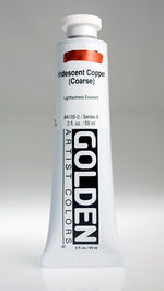 Golden Heavy Body Acrylic Paint Iridescent Copper (Coarse) 59ml