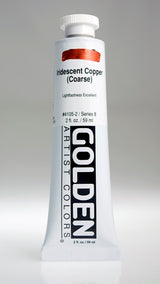 Golden Heavy Body Acrylic Paint Iridescent Copper (Coarse) 59ml