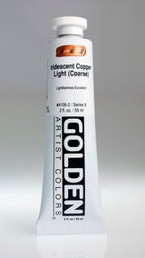 Golden Heavy Body Acrylic Paint Iridescent Copper Light (Coarse) 59ml