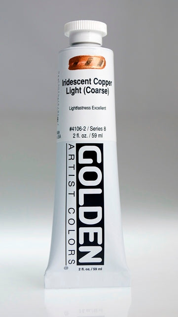 Golden Heavy Body Acrylic Paint Iridescent Copper Light (Coarse) 59ml