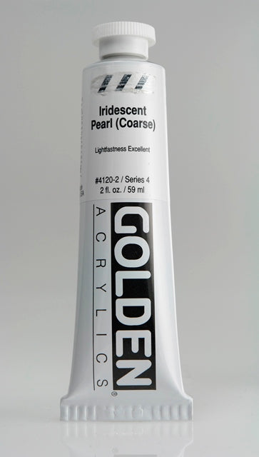 Golden Heavy Body Acrylic Paint Iridescent Pearl (Coarse) 59ml